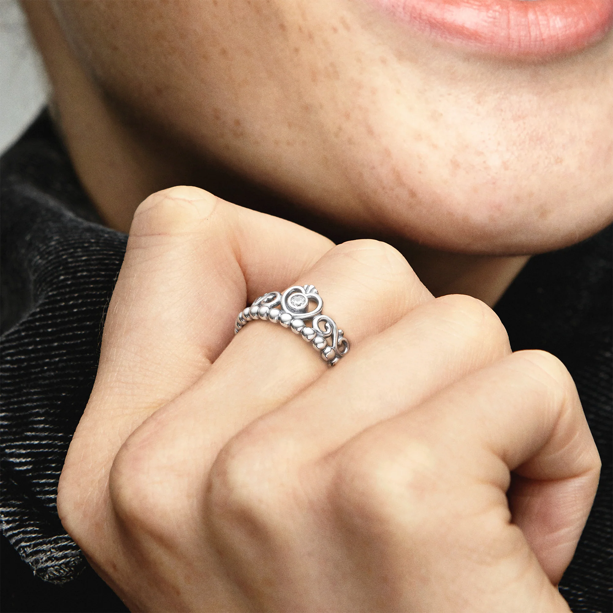 Silver Ring With Cubic Zirconia - Image 2