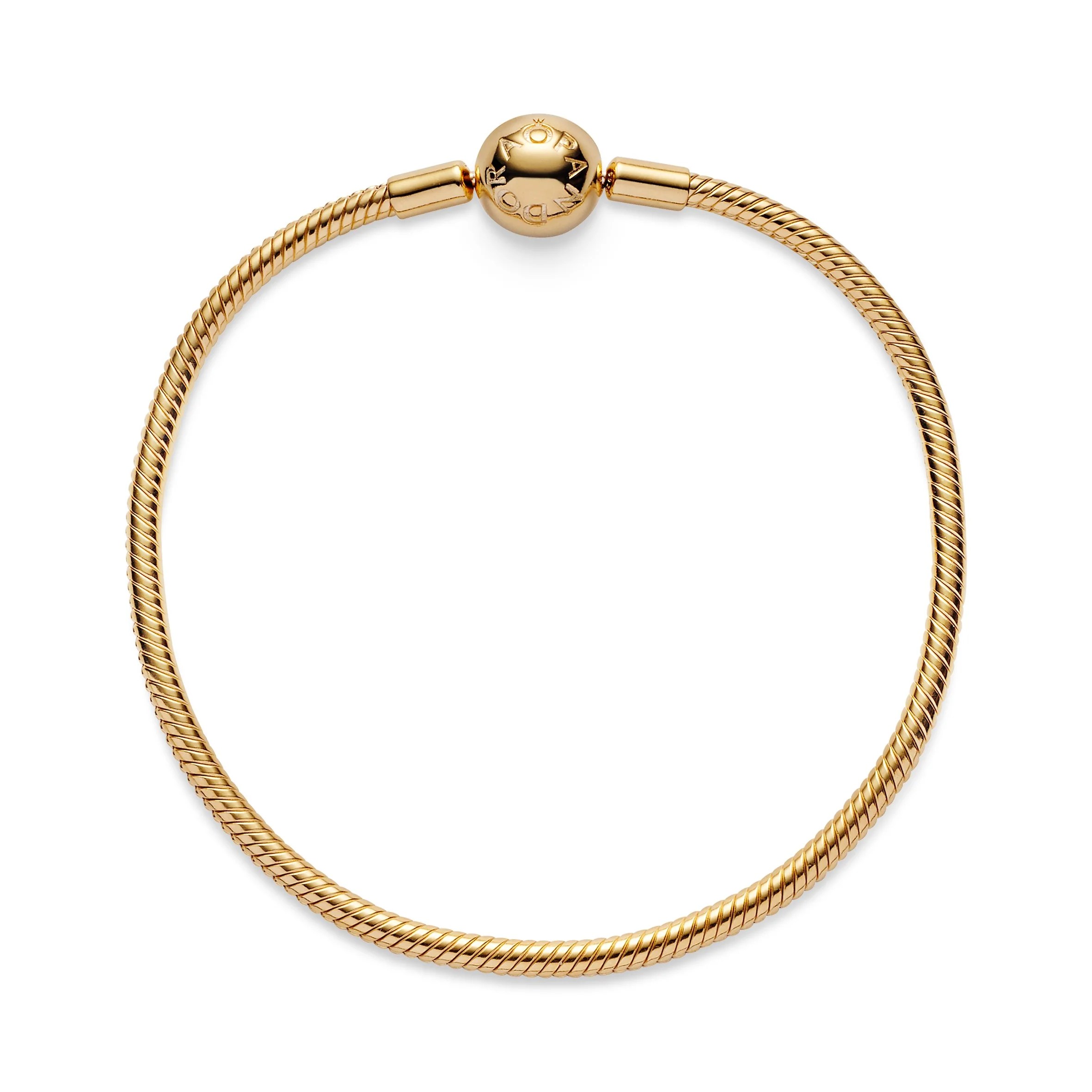 Snake Chain 14K Gold-Plated Bracelet - Image 4