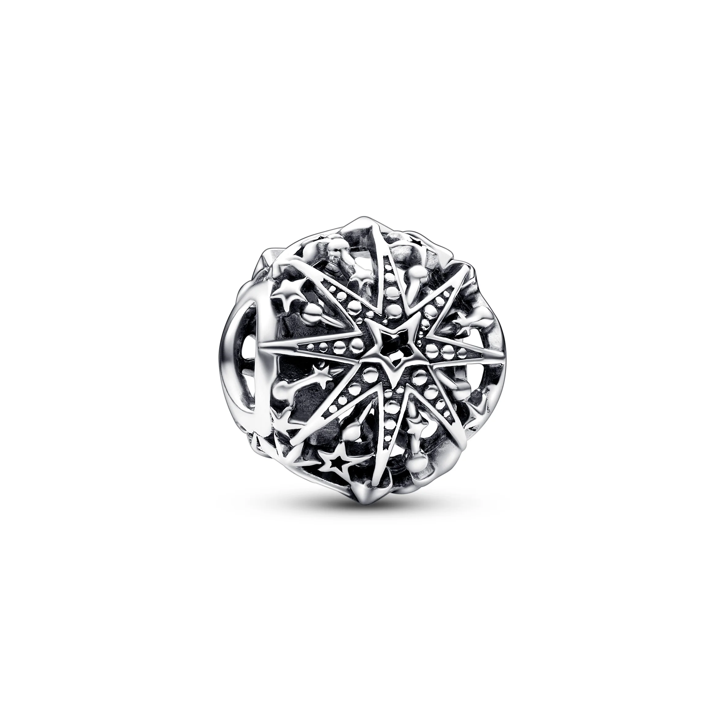 Snowflake Sterling Silver Charm - Image 5