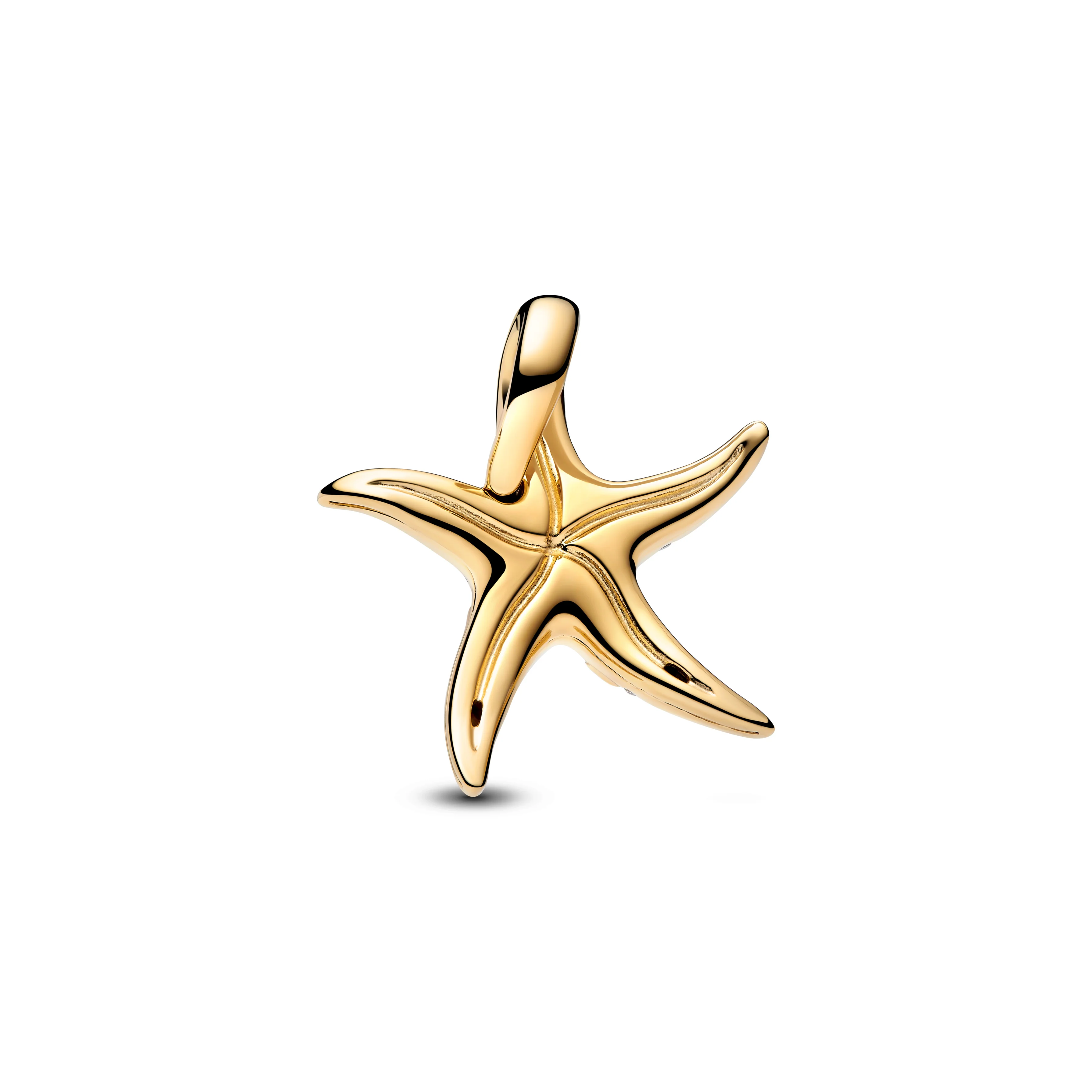 Starfish 14K Gold-Plated Dangle With Clear Cubic Zirconia And Capri Blue Crystal - Image 4