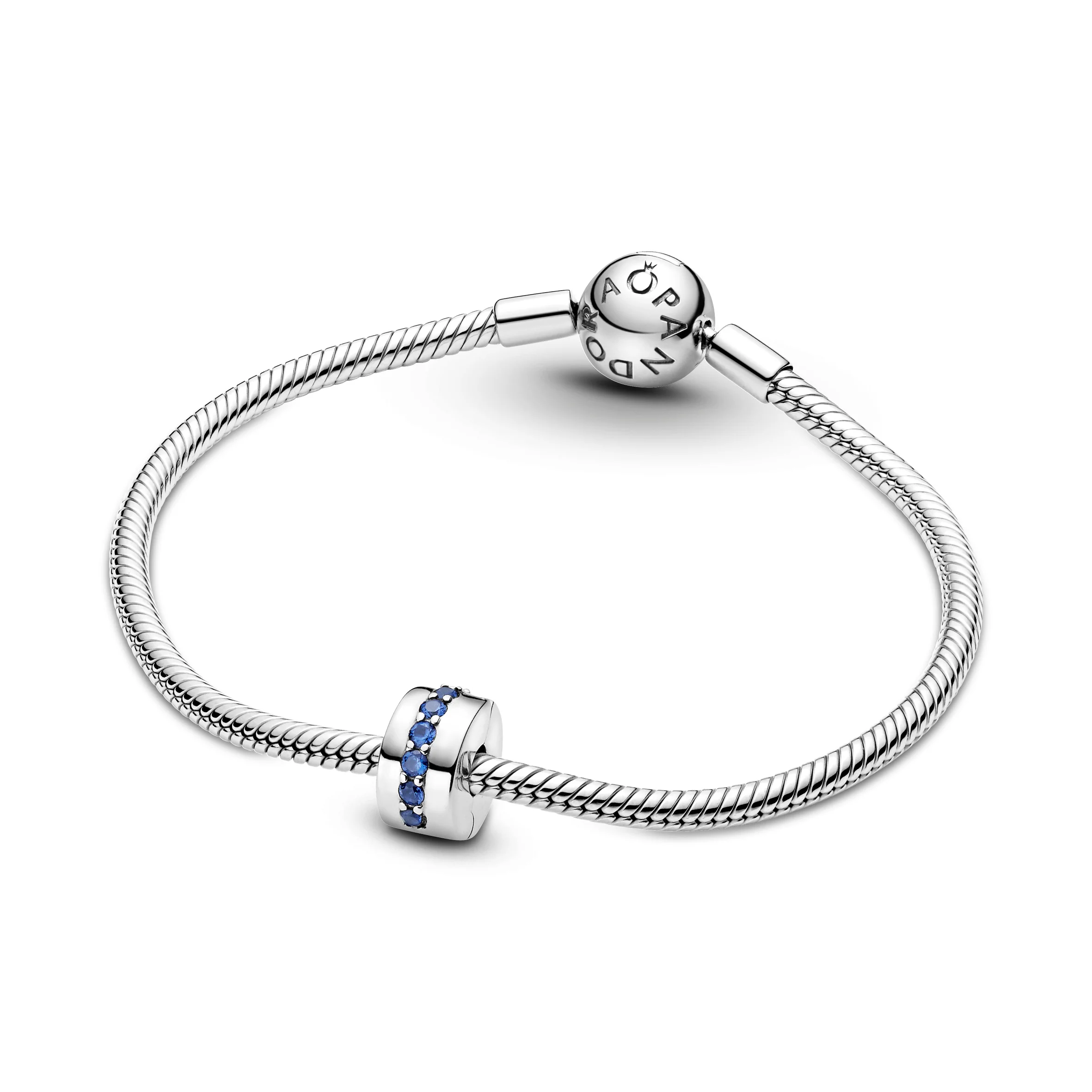 Sterling Silver Clip With Stellar Blue Crystal - Image 4