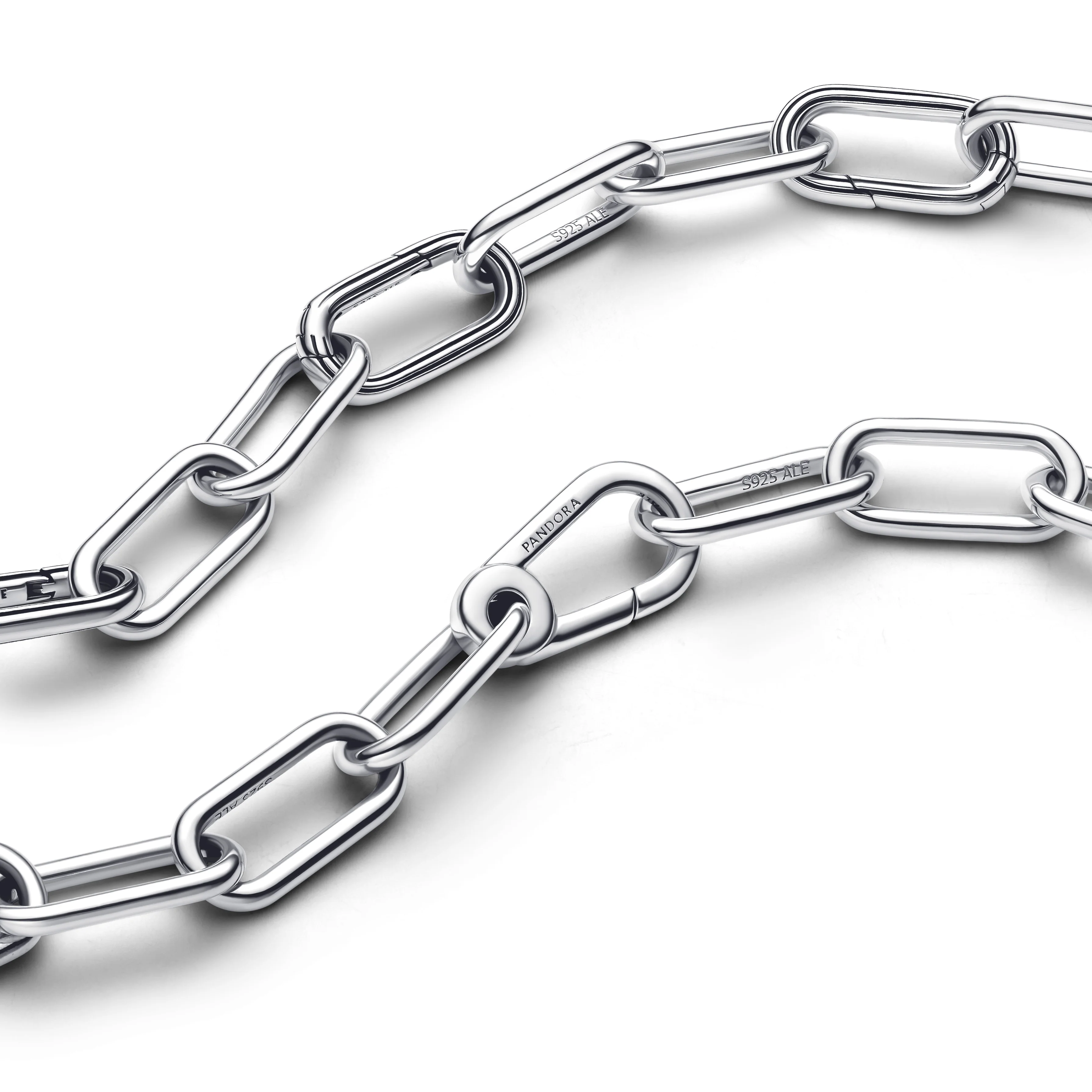 Sterling Silver Large Link Necklace - Image 3