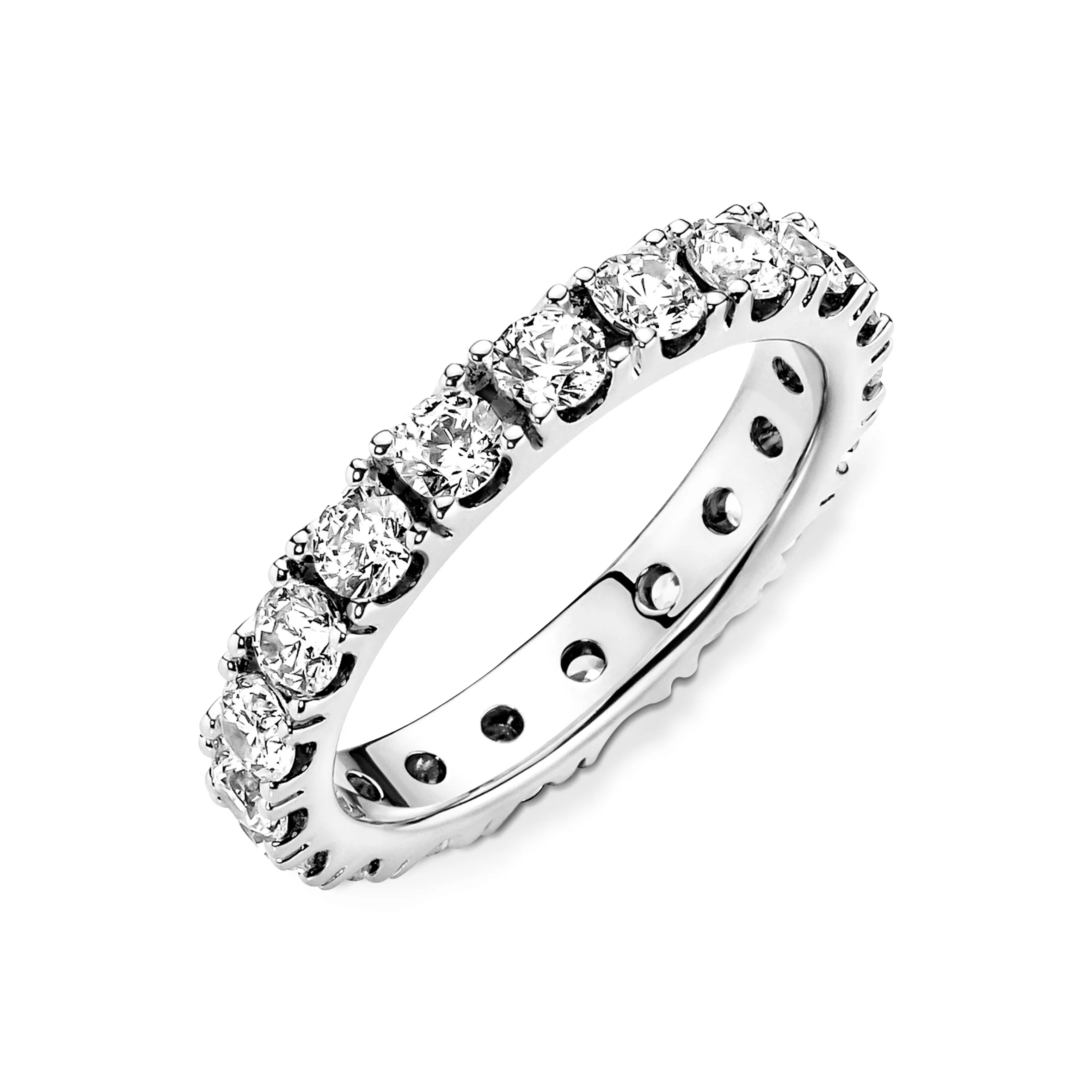 Sterling Silver Ring With Clear Cubic Zirconia - Image 3