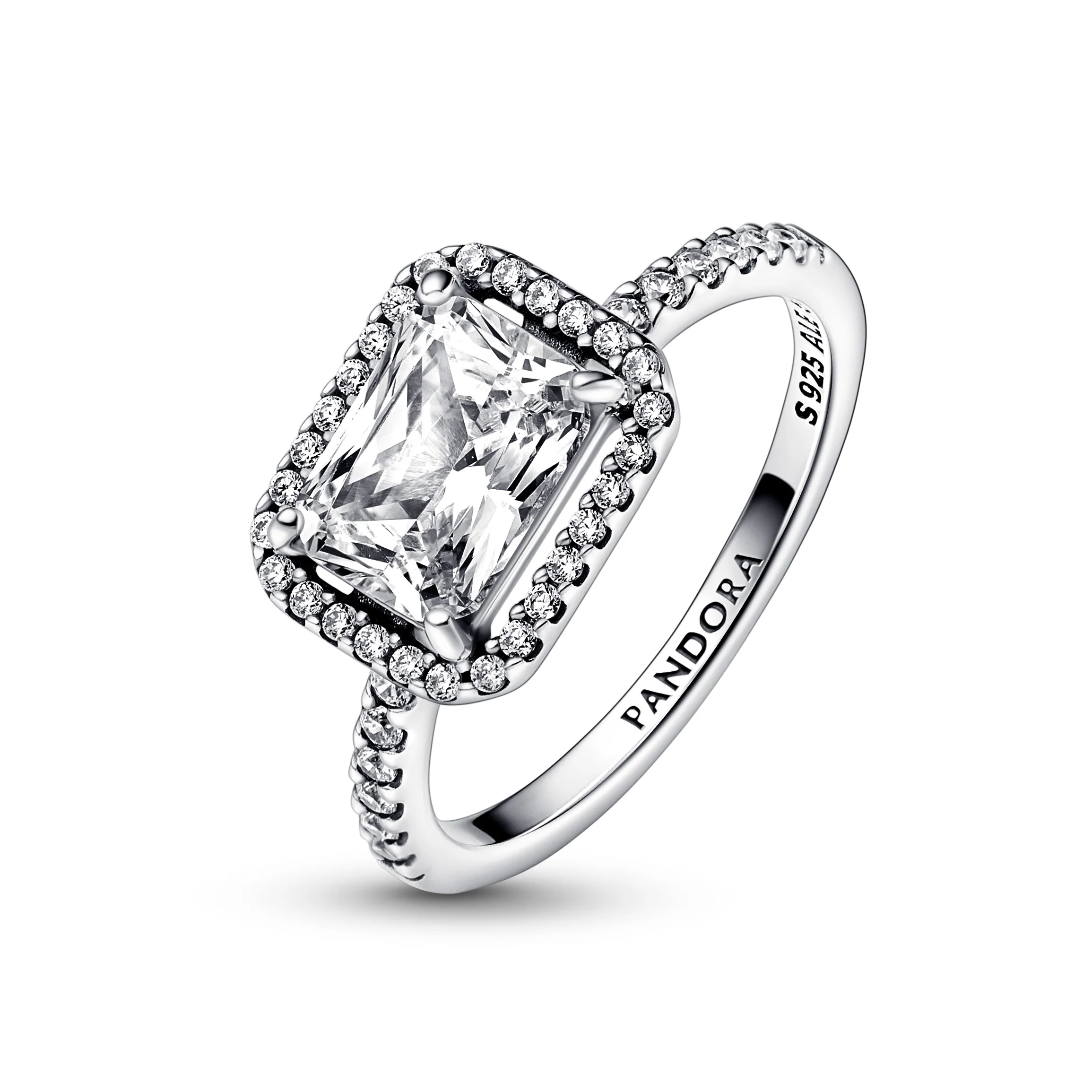 Sterling Silver Ring With Clear Cubic Zirconia - Image 3