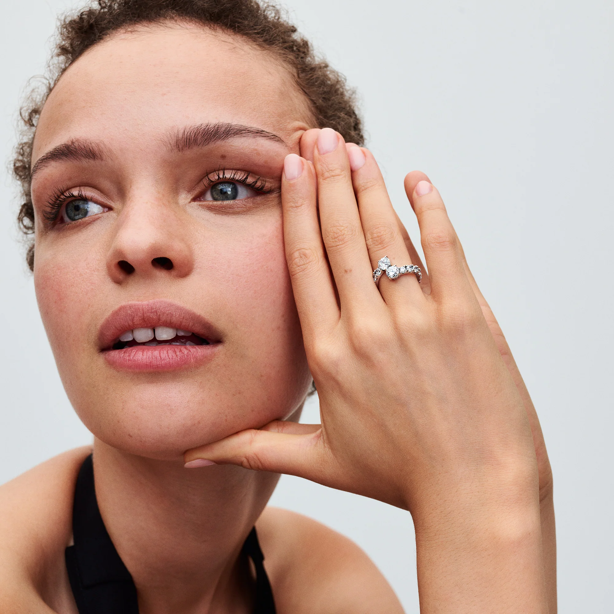 Sterling Silver Ring With Clear Cubic Zirconia - Image 3