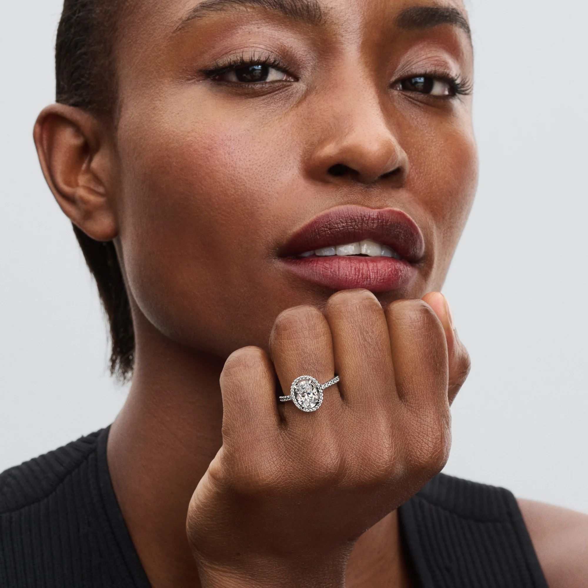 Sterling Silver Ring With Clear Cubic Zirconia - Image 2