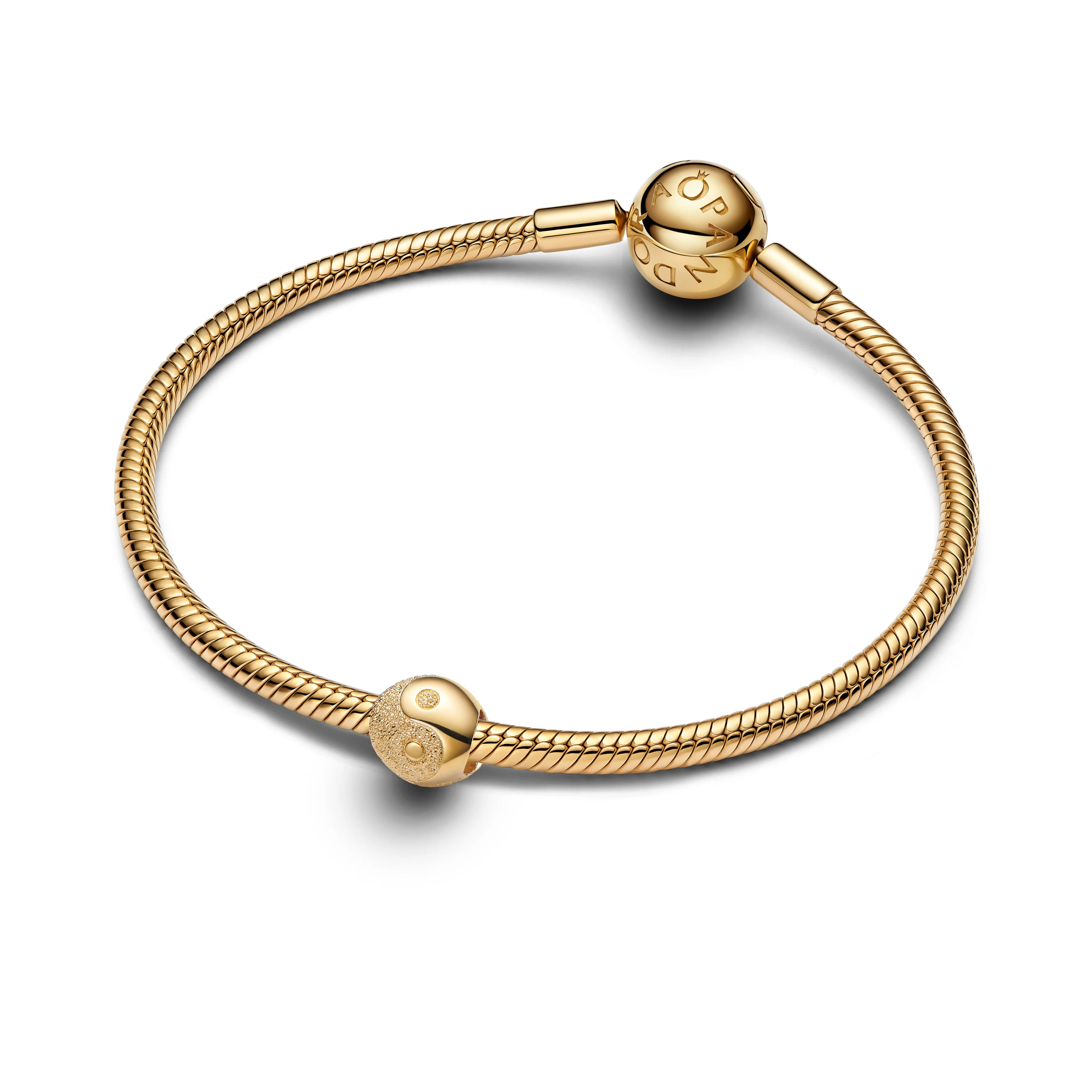Textured Yin And Yang 14K Gold-Plated Mini Charm - Image 3