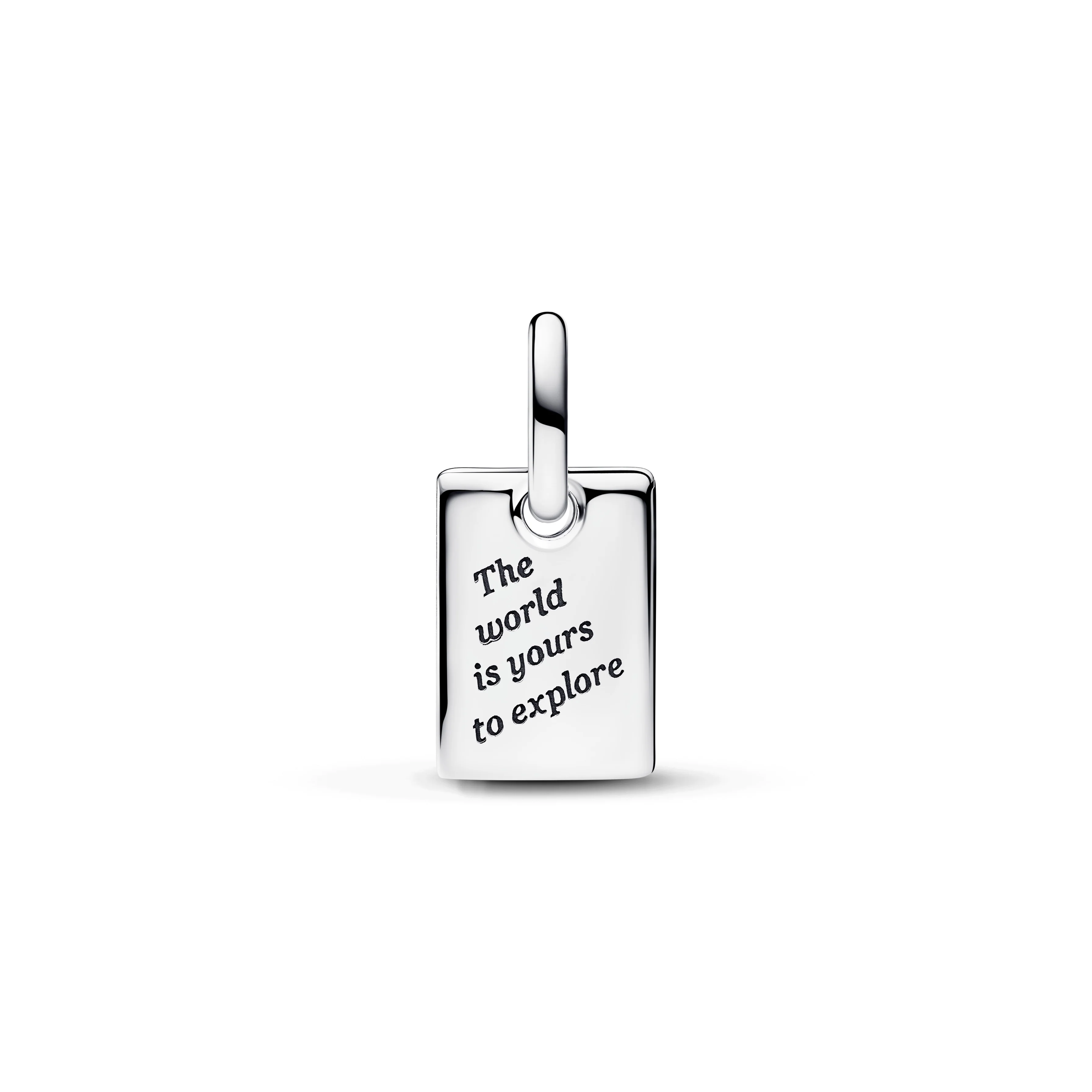 Travel Sterling Silver Dangle With White And Blue Lab-Created Opal - Image 3
